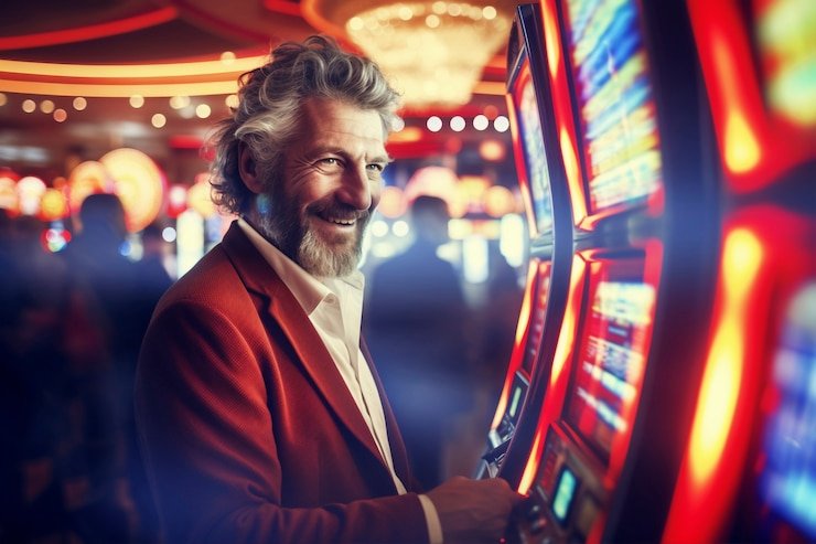 Domino QQ betting interface with bet amount slider